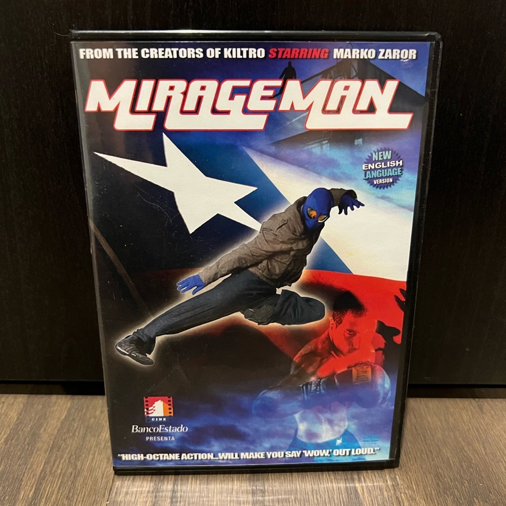 Mirageman DVD Marko Zaror Martial Arts Action Movie BonZai Media Cult Import